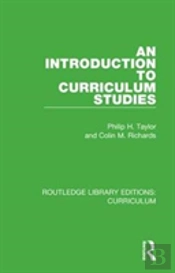 An Introduction To Curriculum Studies