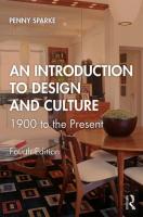 An Introduction To Design And Culture