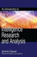 An Introduction To Intelligence Research And Analysis