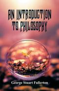 An Introduction To Philosophy