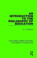 An Introduction To The Philosophy Of Education