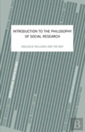 An Introduction To The Philosophy Of Social Research