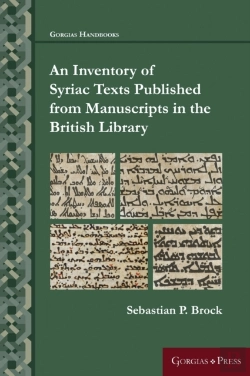 Bertrand.pt - An Inventory Of Syriac Texts Published From Manuscripts In The British Library