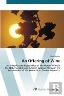 An Offering Of Wine
