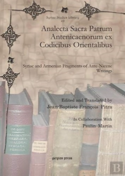 Bertrand.pt - Analecta Sacra Patrum Antenicaenorum Ex Codicibus Orientalibus