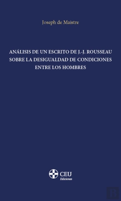 Bertrand.pt - Analisis De Un Escrito De J J Rousseau Sobre La Desigualda
