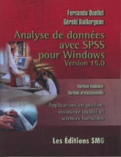 Analyse De Donnees Avec Spss Pour Windows Version 15 0 Version Etudiante Version Professionnelle App