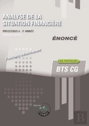 Analyse De La Situation Financiere - Enonce - Processus 6 Du Bts Cg