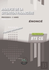Analyse De La Situation Financiere - Enonce - Processus 6 Du Bts Cg