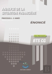 Analyse De La Situation Financière - Enoncé : Processus 6 Du Bts Cg