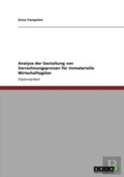Analyse Der Gestaltung Von Verrechnungspreisen  Fur Immaterielle Wirtschaftsguter