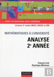 Analyse Deug 2ème Année; Cours Et Exercices Avec Solutions