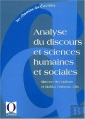 Analyse Du Discours Et Sciences Humaines Et Sociales