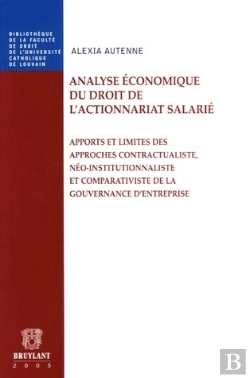 Bertrand.pt - Analyse Economique Du Droit De L'Actionnariat Salarie