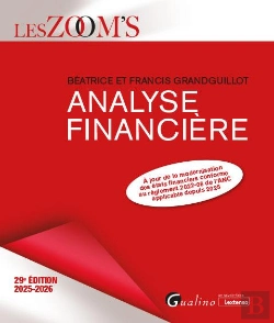 Bertrand.pt - Analyse Financière : À Jour De La Modernisation Des États Financiers Conforme Au Règlement 2022-06 De L'Anc Applicable Depuis 2025
