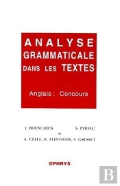Analyse Grammaticale Dans Les Textes : Anglais Concours