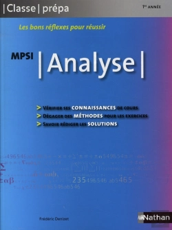 Bertrand.pt - Analyse Mpsi ; 1ère Année ; Classes Prépas (Édition 2008)