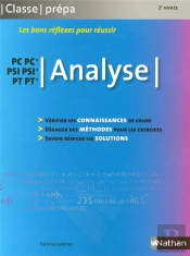 Analyse Pc Pc-Psi Psi-Pt Pt ; 2ème Année ; Classes Prépas (Édition 2008)