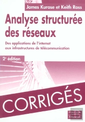 Analyse Structuree Des Reseaux, Des Applications De L'Internet Aux Infrastructures De Telecommunication ; Corriges
