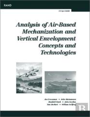 Analysis Of Air-Based Mechanization And Vertical Envelopment Concepts And Technologies