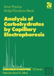 Analysis Of Carbohydrates By Capillary Electrophoresis
