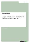 Analysis Of ''Unit 4