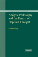 Analytic Philosophy And The Return Of Hegelian Thought