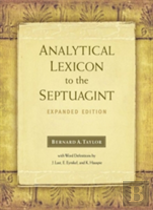 Analytical Lexicon To The Septuagint