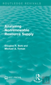 Analyzing Nonrenewable Resource Supply