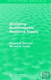 Analyzing Nonrenewable Resource Supply
