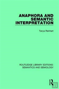 Bertrand.pt - Anaphora And Semantic Interpretation