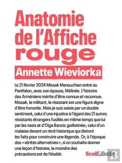 Bertrand.pt - Anatomie De L'Affiche Rouge