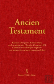 Ancien Testament  : Crampon 1923 - 2023