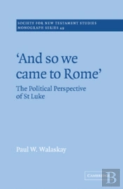 'And So We Came To Rome '