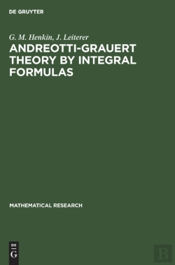 Bertrand.pt - Andreotti-Grauert Theory By Integral Formulas