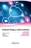 Android Things Y Visión Artificial