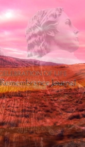 Angel  Landscape Themed  Celebration Of Life Remembrance  Blank Journal