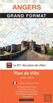 Angers Grand Format : Plan De Ville (Édition 2024)