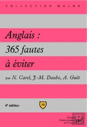 Anglais : 365 Fautes À Éviter (4e Édition)