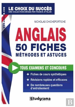 Bertrand.pt - Anglais ; 50 Fiches Méthodes, Savoir-Faire Et Astuces