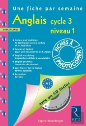 Anglais ; Cycle 3, Niveau 1