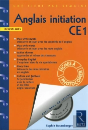 Anglais Initiation ; Ce1 ; Livre + Cd