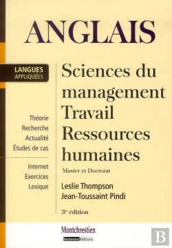 Bertrand.pt - Anglais ; Sciences Du Management, Travail, Ressources Humaines ; Master Et Doctorat (3e Édition)