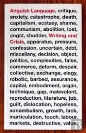Anguish Language - Writing And Crisis