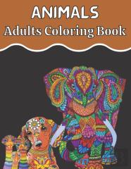 Animal Adults Coloring Book