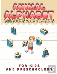Animal Alphabet Coloring And Tracing For Preschoolers