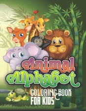 Animal Alphabet Coloring Book For Kids