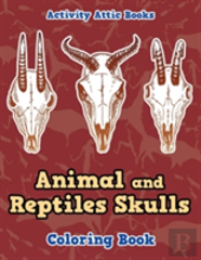 Animal And Reptiles Skulls Coloring Book
