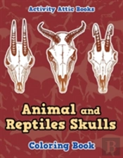Animal And Reptiles Skulls Coloring Book