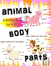 Animal Body Parts Coloring Book For Kids